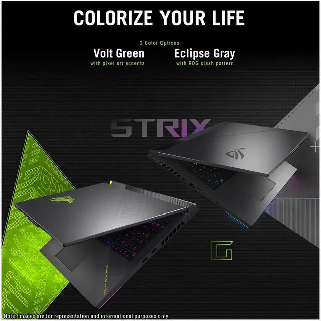 Alt view image 2 of 7 - ASUS ROG Strix G16 Gaming Laptop, AMD Ryzen 9-9955HX, 64 GB DDR5 RAM, 4 TB PCIe SSD, 16" WUXGA (1920x1200) 165Hz Display, Nvidia G-Force RTX 5060, 4-Zone RGB Keyboard, W11 Home, Eclipse Gray
