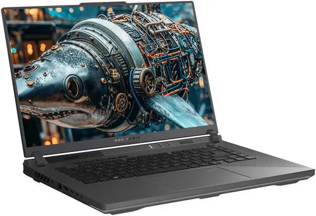 Alt view image 6 of 7 - ASUS ROG Strix G16 Gaming Laptop, AMD Ryzen 9-9955HX, 64 GB DDR5 RAM, 4 TB PCIe SSD, 16" WUXGA (1920x1200) 165Hz Display, Nvidia G-Force RTX 5060, 4-Zone RGB Keyboard, W11 Home, Eclipse Gray