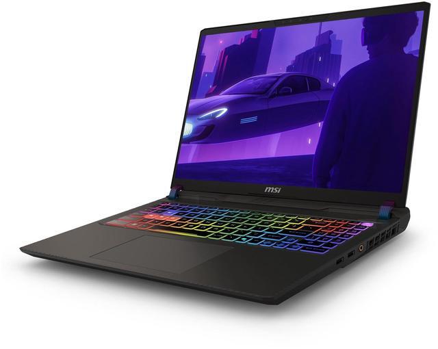 Alt view image 7 of 7 - MSI Vector 16 HX AI Gaming Laptop, Intel Ultra 9-275HX, 32 GB DDR5 RAM, 1 TB PCIe SSD, 16" WQXGA (2560x1600) 240Hz Display, Nvidia G-Force RTX 5080, 24 Zone RGB Keyboard, W11 Pro, Cosmo Gray