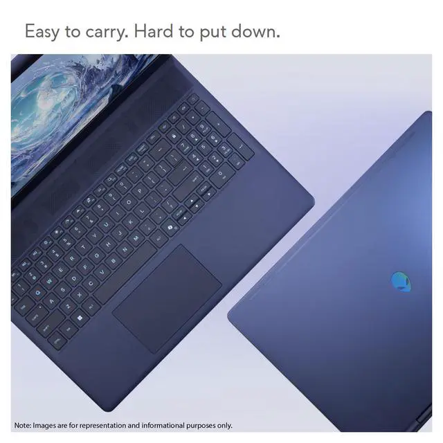 Alt view image 2 of 7 - Alienware 16 Aurora Gaming Laptop, Intel 7-240H, 32 GB DDR5 RAM, 2 TB PCIe SSD, 16'' WQXGA (2560x1600) 120 Hz Display, Nvidia G-Force RTX 5050, White Backlit Keyboard, W11 Home, Intelstellar Indigo