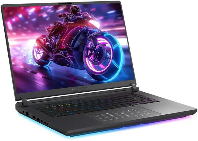 Alt view image 6 of 7 - ASUS ROG Strix G16 Gaming Laptop, Intel Ultra 9-275HX, 32 GB DDR5 RAM, 2 TB PCIe SSD, 16" 2.5K (2560x1600) Display, Nvidia G-Force RTX 5080, RGB Backlit Chiclet Keyboard, W11 Home, Eclipse Gray