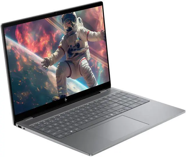 Alt view image 5 of 7 - HP OmniBook X AI 16 Laptop, Intel Ultra 7-255H, 32 GB DDR5 RAM, 2 TB PCIe SSD, 16" 2K (2048x1280) OLED Touchscreen, Nvidia G-Force RTX 4050, Backlit Keyboard, W11 Pro, Meteor Silver