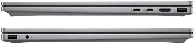 Alt view image 7 of 7 - HP OmniBook X AI 16 Laptop, Intel Ultra 7-255H, 32 GB DDR5 RAM, 2 TB PCIe SSD, 16" 2K (2048x1280) OLED Touchscreen, Nvidia G-Force RTX 4050, Backlit Keyboard, W11 Pro, Meteor Silver