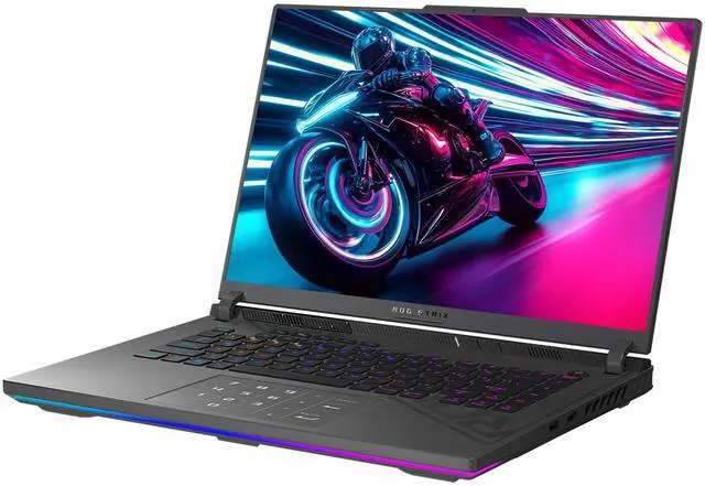 Alt view image 2 of 7 - ASUS ROG Strix G16 Gaming Laptop, AMD Ryzen 9-9955HX, 64 GB DDR5 RAM, 2 TB PCIe SSD, 16" 2.5K (2560x1600) Display, Nvidia G-Force RTX 5070Ti, Backlit Chiclet Keyboard RGB, W11 Pro, Eclipse Gray