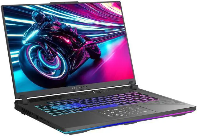 Alt view image 3 of 7 - ASUS ROG Strix G16 Gaming Laptop, AMD Ryzen 9-9955HX, 64 GB DDR5 RAM, 2 TB PCIe SSD, 16" 2.5K (2560x1600) Display, Nvidia G-Force RTX 5070Ti, Backlit Chiclet Keyboard RGB, W11 Pro, Eclipse Gray