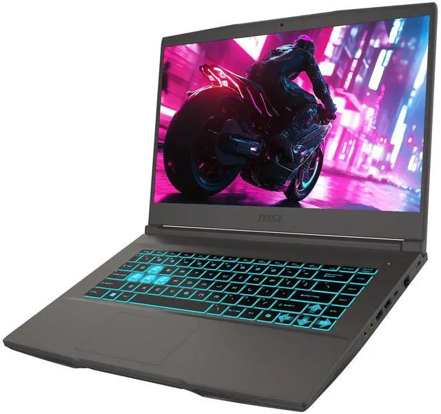 Alt view image 3 of 7 - MSI Thin 15 Gaming Laptop, Intel i5-13420H, 16 GB DDR4 RAM, 1 TB PCIe SSD, 15.6" FHD (1920x1080) 144Hz Display, Nvidia G-Force RTX 3050, Backlit Keyboard, W11 Home, Cosmos Gray