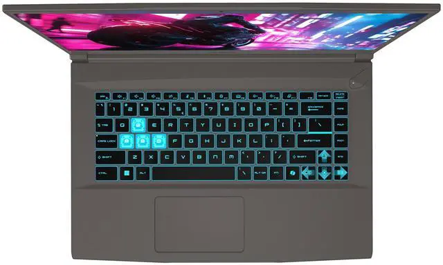 Alt view image 5 of 7 - MSI Thin 15 Gaming Laptop, Intel i5-13420H, 16 GB DDR4 RAM, 1 TB PCIe SSD, 15.6" FHD (1920x1080) 144Hz Display, Nvidia G-Force RTX 3050, Backlit Keyboard, W11 Home, Cosmos Gray