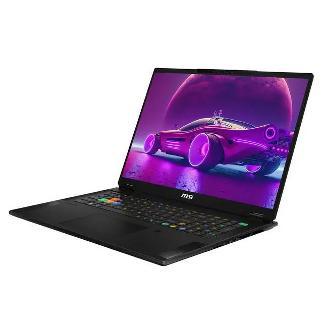 Alt view image 3 of 7 - MSI Stealth 18 HX AI Gaming Laptop, Intel Ultra 9-275HX, 96 GB DDR5 RAM, 2 TB PCIe SSD, 18" QHD+ (2560x1600) 240Hz Display, Nvidia G-Force RTX 5070Ti, Per-Key RGB Keyboard, W11 Pro, Midnight Black