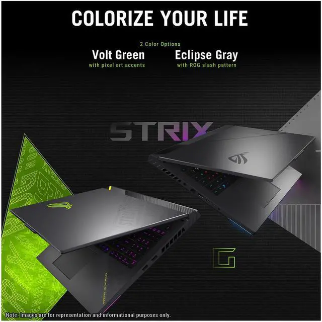 Alt view image 7 of 7 - ASUS ROG Strix G16 Gaming Laptop, AMD Ryzen 9-8940HX, 64 GB DDR5 RAM, 4 TB PCIe SSD, 16" WUXGA (1920x1200) 165Hz Display, Nvidia G-Force RTX 5070Ti, 4-Zone RGB Backlit Keyboard, W11 Home, Eclipse Grey