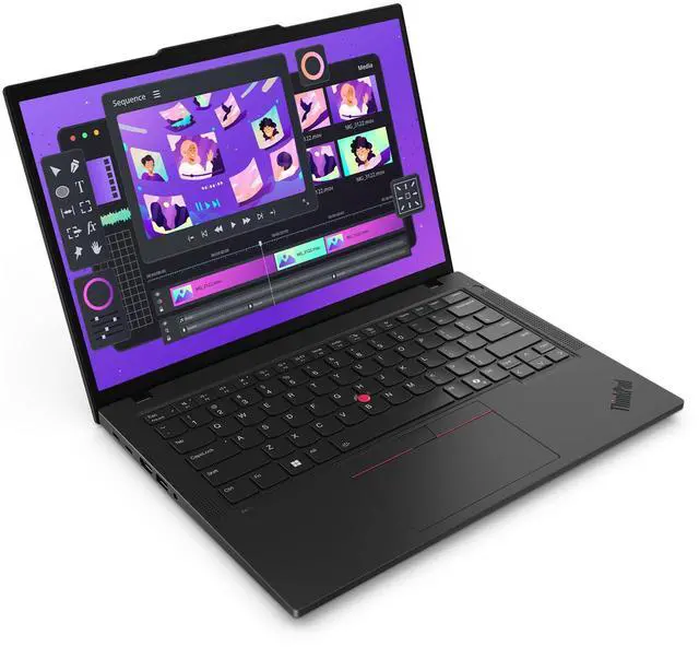 Alt view image 4 of 7 - Lenovo ThinkPad P14s Gen 6 Mobile Workstation, AMD Ryzen AI 9 HX PRO-370, 96 GB DDR5 RAM, 4 TB PCIe SSD, 14" WUXGA (1920x1200) IPS Display, AMD Radeon 890M, Backlit Keyboard, W11 Pro, Black