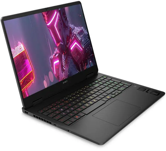 Alt view image 2 of 7 - HP OMEN Slim 16 Gaming Laptop, Intel Ultra 9-285H, 64 GB DDR5 RAM, 1 TB PCIe SSD, 16" WQXGA (2560 x 1600) 240Hz Display, Nvidia G-Force RTX 5070, Backlit 4-Zone RGB Keyboard, W11 Home, Shadow Black