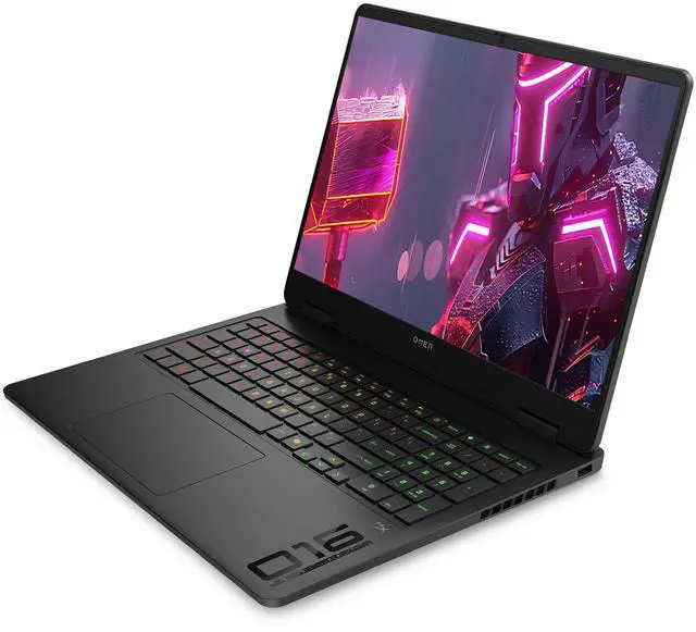 Alt view image 3 of 7 - HP OMEN Slim 16 Gaming Laptop, Intel Ultra 9-285H, 64 GB DDR5 RAM, 1 TB PCIe SSD, 16" WQXGA (2560 x 1600) 240Hz Display, Nvidia G-Force RTX 5070, Backlit 4-Zone RGB Keyboard, W11 Home, Shadow Black