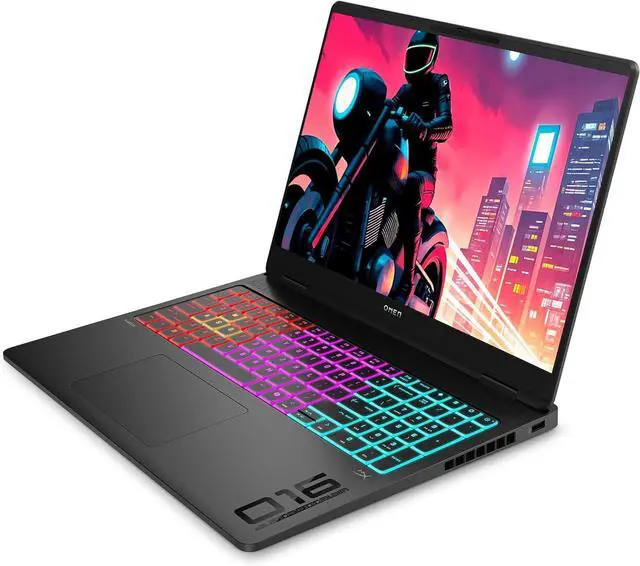 Alt view image 3 of 5 - HP OMEN MAX Gaming Laptop, AMD Ryzen AI 9 HX 375, 64 GB DDR5 RAM, 4 TB PCIe SSD, 16" WQXGA (2560x1600) 240Hz Display, Nvidia G-Force RTX 5070 Ti, RGB Backlit Keyboard, W11 Home, Shadow Black