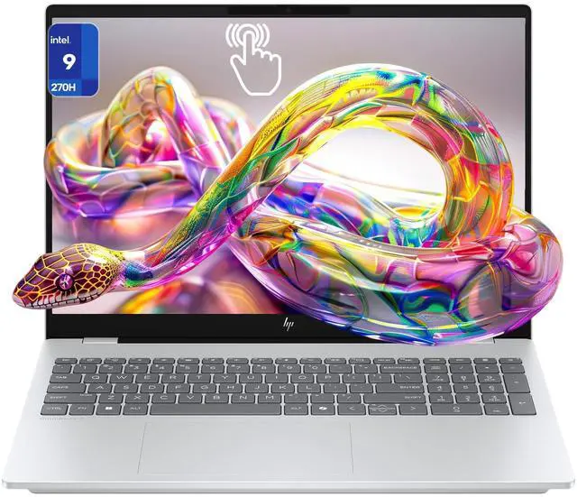Main image of HP OmniBook 7 Laptop, Intel 9-270H (14 cores, 20 threads), 64 GB DDR5 RAM, 4 TB PCIe SSD, 16" 2K (2048x1280) OLED 120Hz Touchscreen, Integrated Intel Graphics, Backlit Keyboard, W11 Home, Gray