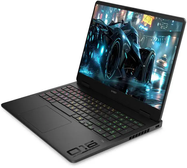 Alt view image 7 of 7 - HP OMEN 16 Gaming Laptop, AMD Ryzen AI 9-365, 64 GB DDR5 RAM, 4 TB PCIe SSD, 16" WQXGA (2560x1600) 240Hz Display, Nvidia G-Force RTX 5070, 4-zone RGB Backlit Keyboard, W11 Home, Shadow Black
