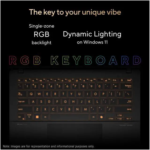 Alt view image 3 of 7 - ASUS Vivobook S14 Copilot+ Laptop, AMD Ryzen AI 9 HX-370, 32 GB LPDDR5x RAM, 1 TB PCIe SSD, 14" WUXGA (1920x1200) OLED Display, AMD Radeon 890M Graphics, 1-zone RGB Keyboard, W11 Home, Neutral Black