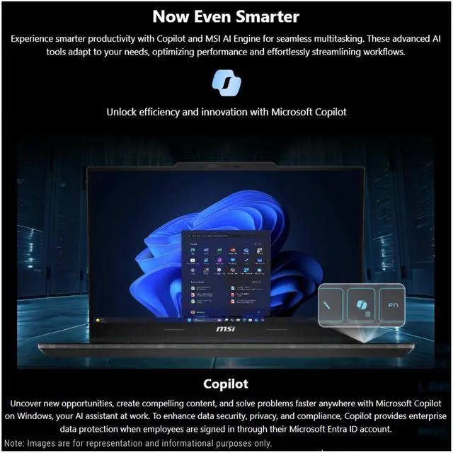 Alt view image 3 of 7 - MSI Cyborg 15 Gaming Laptop, Intel 7-240H, 32 GB DDR5 RAM, 4 TB PCIe SSD, 15.6" FHD (1920x1080) 144 Hz IPS Display, Nvidia G-Force RTX 5060, 4-zone RGB Keyboard, W11 Home, Translucent Black