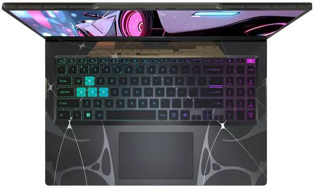 Alt view image 7 of 7 - MSI Cyborg 15 Gaming Laptop, Intel 7-240H, 32 GB DDR5 RAM, 4 TB PCIe SSD, 15.6" FHD (1920x1080) 144 Hz IPS Display, Nvidia G-Force RTX 5060, 4-zone RGB Keyboard, W11 Home, Translucent Black