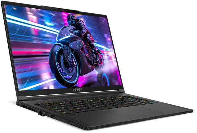 Alt view image 6 of 7 - MSI Stealth A16 AI+ Gaming Laptop, AMD Ryzen AI 9 HX-370, 32 GB LPDDR5x RAM, 4 TB PCIe SSD, 16" QHD+ (2560x1600) 240Hz , Nvidia G-Force RTX 5070 Ti, RGB Backlit Keyboard, W11 Pro, Core Black