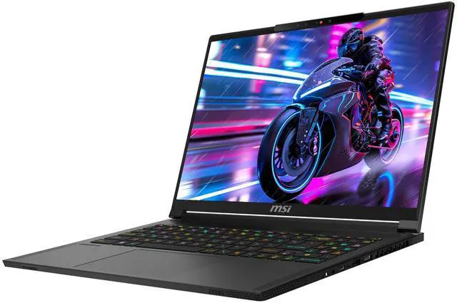 Alt view image 7 of 7 - MSI Stealth A16 AI+ Gaming Laptop, AMD Ryzen AI 9 HX-370, 32 GB LPDDR5x RAM, 4 TB PCIe SSD, 16" QHD+ (2560x1600) 240Hz , Nvidia G-Force RTX 5070 Ti, RGB Backlit Keyboard, W11 Pro, Core Black