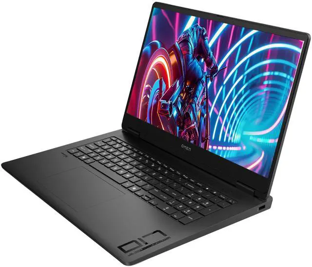 Alt view image 7 of 7 - HP OMEN 17 Gaming Laptop, AMD Ryzen AI 9-365, 16 GB DDR5 RAM, 512 GB PCIe SSD, 17.3" FHD (1920x1080) 144 Hz Display, Nvidia G-Force RTX 5070 Graphics, 1-zone Backlit Keyboard, W11 Home, Shadow Black