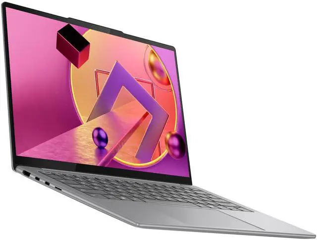 Alt view image 5 of 7 - Lenovo Slim 7i Copilot+ Laptop, Intel Ultra 7-258V, 32 GB LPDDR5x RAM, 2 TB PCIe SSD, 14" WUXGA (1920x1200) OLED Touchscreen, Integrated Intel Arc Graphics 140V, Backlit Keyboard, W11 Pro, Luna Grey