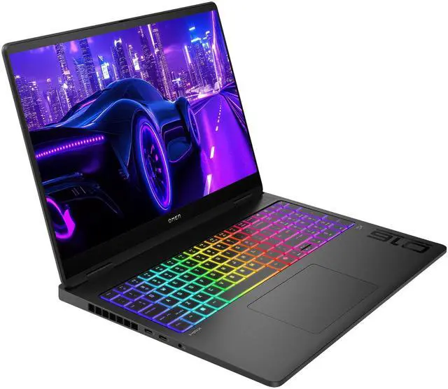 Alt view image 5 of 7 - HP OMEN MAX Gaming Laptop, Intel Ultra 9-275HX, 32 GB DDR5 RAM, 2 TB PCIe SSD, 16" WUXGA (1920 x 1200) 165 Hz Display, Nvidia G-Force RTX 5090, 1-zone RGB Backlit Keyboard, W11 Home, Shadow Black