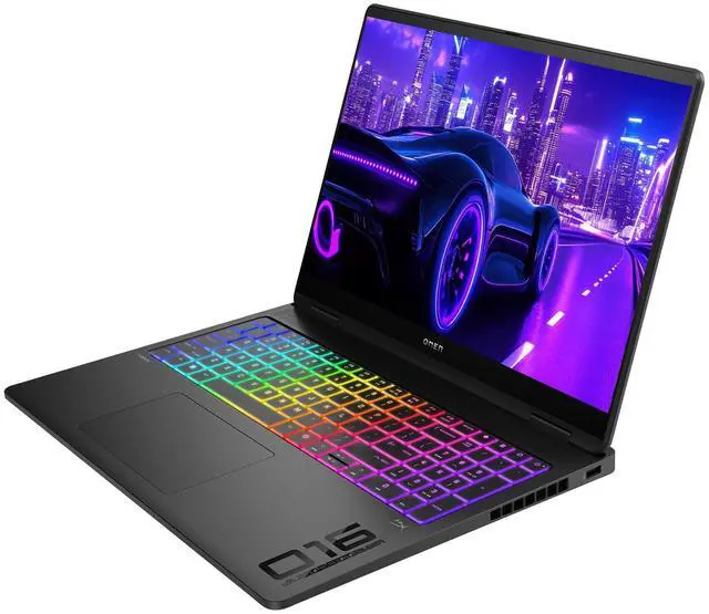 Alt view image 6 of 7 - HP OMEN MAX Gaming Laptop, Intel Ultra 9-275HX, 32 GB DDR5 RAM, 2 TB PCIe SSD, 16" WUXGA (1920 x 1200) 165 Hz Display, Nvidia G-Force RTX 5090, 1-zone RGB Backlit Keyboard, W11 Home, Shadow Black