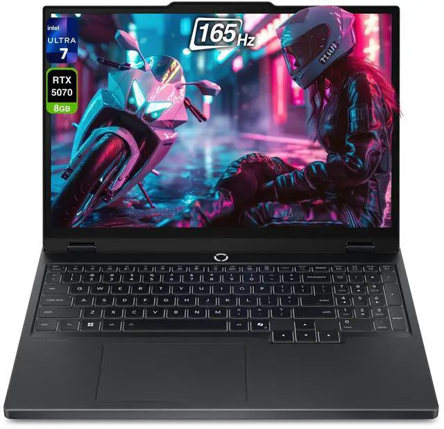 Main image of Lenovo Legion 5i Gen 10 Gaming Laptop, Intel Ultra 7-255HX, 64 GB DDR5 RAM, 2 TB PCIe SSD, 15.1" WQXGA (2560x1600) Display, Nvidia G-Force RTX 5070, 24-Zone RGB Keyboard, W11 Home, Eclipse Black