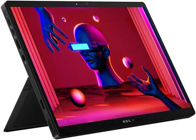 Alt view image 6 of 7 - ASUS ROG Flow Z13 Gaming Laptop, AMD Ryzen AI MAX+ 395, 32 GB LPDDR5x RAM, 2 TB PCIe SSD, 13.4" 2.5K (2560x1600) 180Hz Touchscreen, AMD Radeon 8060S Graphics, 1-Zone RGB Keyboard, W11 Pro, Off Black