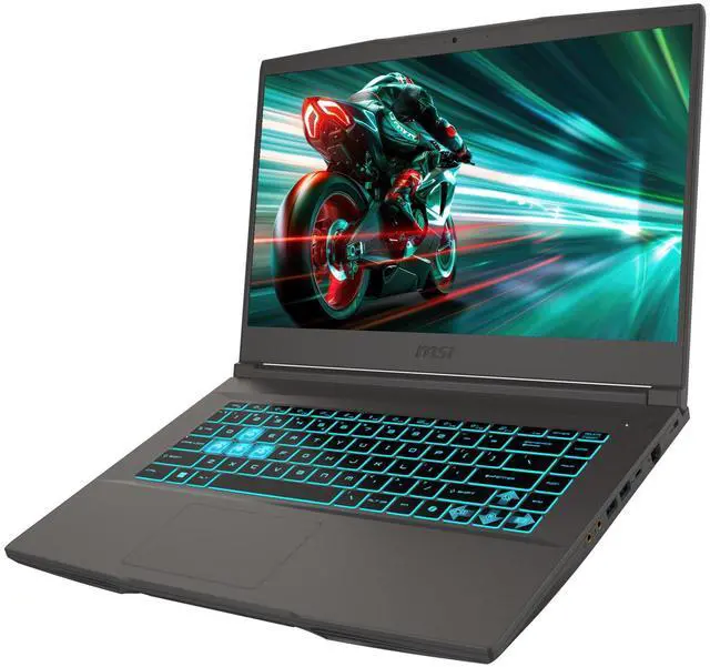 Alt view image 7 of 7 - MSI Thin 15 Gaming Laptop, Intel Core i7-13620H, 32 GB DDR4 RAM, 2 TB PCIe SSD, 15.6 FHD (1920x1080) 144Hz Display, Nvidia G-Force RTX 4050, Backlit Keyboard, W11 Home, Black