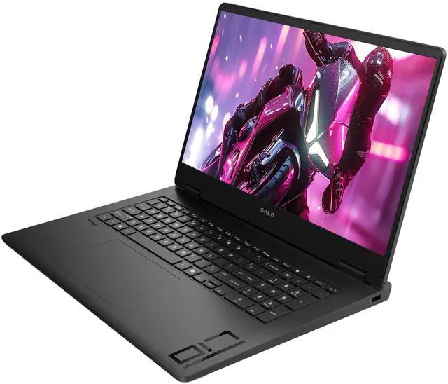 Alt view image 7 of 7 - HP OMEN Gaming Laptop, AMD Ryzen AI 9-365, 64 GB DDR5 RAM, 1 TB PCIe SSD, 17.3" FHD (1920x1080) 144Hz Display, Nvidia G-Force RTX 5060, 1-Zone RGB Backlit Keyboard, W11 Home, Black