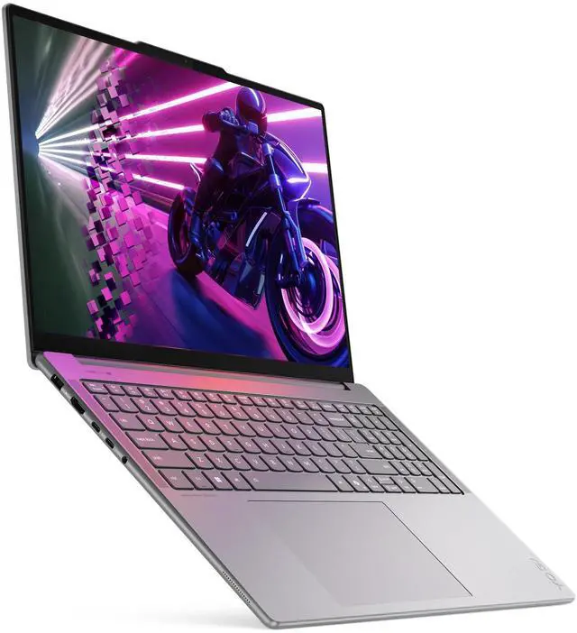 Alt view image 5 of 7 - Lenovo Yoga Pro 9i Laptop, Intel Ultra 9-285H, 32 GB LPDDR5x RAM, 4 TB PCIe SSD, 16" 3.2K (3200x2000) OLED Touchscreen, Nvidia G-Force RTX 5060, Backlit Keyboard, W11 Home, Luna Grey