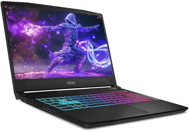 Alt view image 5 of 7 - MSI Katana 15 HX Gaming Laptop, Intel i7-14650HX, 32 GB DDR5 RAM, 2 TB PCIe SSD, 15.6" QHD (2560x1440) 165Hz Display, Nvidia G-Force RTX 5070, 4-Zone RGB Keyboard, W11 Pro, Black