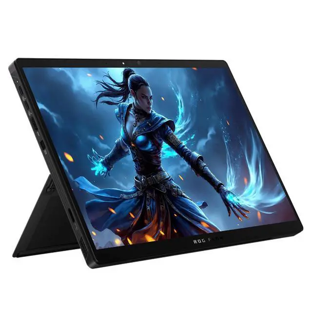 Alt view image 7 of 7 - Asus ROG Flow Z13 2-in-1 Gaming Laptop, AMD Ryzen AI MAX 390, 32 GB LPDDR5x RAM, 1 TB PCIe SSD, 13.4'' 2.5K (2560x1600) 180Hz Touchscreen, AMD Radeon Graphics, 1-Zone RGB Keyboard, W11 Pro, Off Black