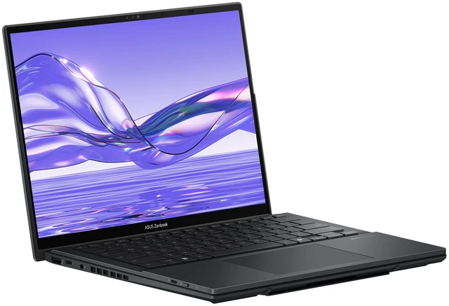 Alt view image 6 of 7 - Asus Zenbook Duo Dual Laptop, Intel Ultra 9-285H, 32 GB LPDDR5X RAM, 1 TB PCIe SSD, 14'' 3K (2880x1800) OLED Touchscreen, Intel Arc Graphics, Backlit Keyboard, W11 Pro, Inkwell Gray