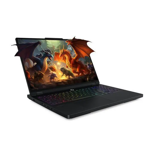 Alt view image 6 of 7 - Lenovo Legion Pro 5 Gaming Laptop, AMD Ryzen 7-8745HX, 32 GB DDR5 RAM, 2 TB PCIe SSD, 16" 2.5K (2560x1600) 165Hz, Nvidia G-Force RTX 5060, 24-Zone RGB Backlit Keyboard, W11 Home, Black+Traix Mousepad
