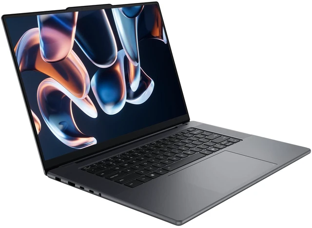 Alt view image 6 of 7 - Lenovo Pro 9i Aura Edition Laptop, Intel Ultra 9-386H, 32 GB LPDDR5x RAM, 2 TB PCIe SSD, 16" (2880x1800) Multi-Touch, Nvidia G-Force RTX 5060, Backlit Keyboard, W11 Pro, Thunder Grey+Traix Mousepad