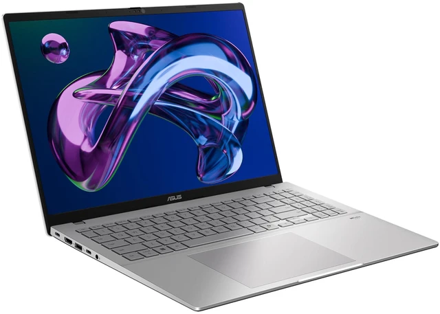 Alt view image 6 of 7 - Asus Vivobook S16 Laptop, AMD Ryzen AI 9 - 465, 32 GB DDR5 RAM, 1 TB PCIe SSD, 16" WUXGA (1920x1200) Touchscreen, AMD Radeon Graphics, Backlit Keyboard, W11 Pro, Cool Silver+Traix MousePad