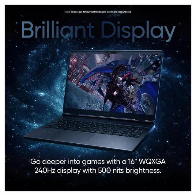 Alt view image 2 of 7 - Alienware 16X Aurora Gaming Laptop, Intel Ultra 9 275HX, 96 GB DDR5 RAM, 2 TB PCIe SSD, 16" 2.5K (2560x1600) 240Hz, NVIDIA G-Force RTX 5070, Backlit Keyboard, W11 Pro, Indigo + Traix MousePad