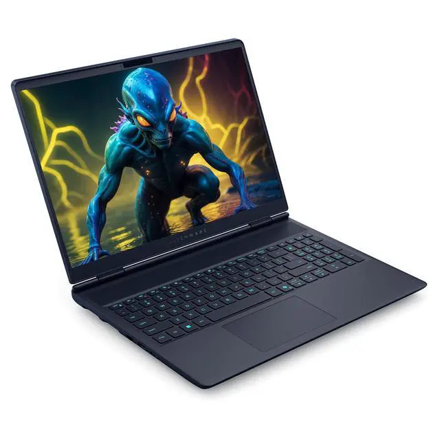 Alt view image 6 of 7 - Alienware 16X Aurora Gaming Laptop, Intel Ultra 9 275HX, 96 GB DDR5 RAM, 2 TB PCIe SSD, 16" 2.5K (2560x1600) 240Hz, NVIDIA G-Force RTX 5070, Backlit Keyboard, W11 Pro, Indigo + Traix MousePad