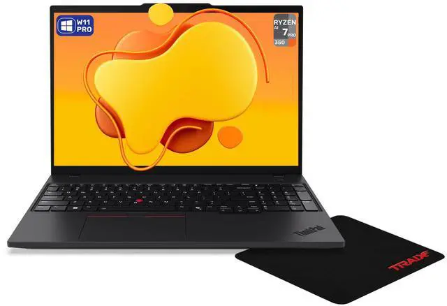 Alt view image 8 of 14 - Lenovo ThinkPad P16s Gen 4 AMD Laptop, 16",Ryzen AI 7 PRO 350,32GB, AMD Radeon 860M, 1TB SSD,Win 11 Pro