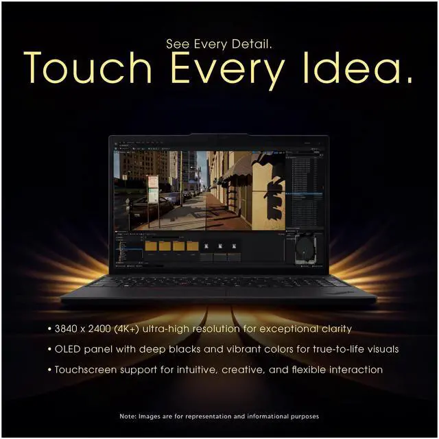 Alt view image 9 of 14 - Lenovo ThinkPad P16s Gen 4 AMD Laptop, 16",Ryzen AI 7 PRO 350,32GB, AMD Radeon 860M, 1TB SSD,Win 11 Pro