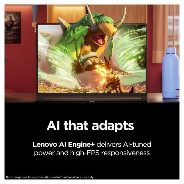Alt view image 3 of 7 - Lenovo Legion 5 Gaming Laptop, AMD Ryzen 7-250, 64 GB DDR5 RAM, 1 TB PCIe SSD, 15.3" WQXGA (2560X1600) 165Hz Display, Nvidia G-Force RTX 5060, 1-Zone RGB Backlit, W11 Pro, Eclipse Black + Traix Mouse