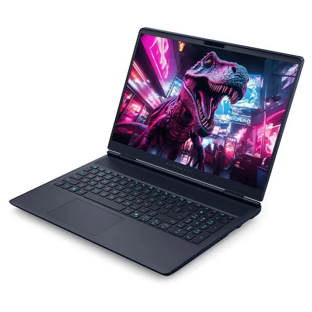 Alt view image 7 of 7 - Alienware 16X Aurora Gaming Laptop, Intel Ultra 9 290HX, 64 GB DDR5 RAM, 4 TB PCIe SSD, 16" 3K (2560x1600) 240Hz, NVIDIA G-Force RTX 5070, Backlit Keyboard, W11 Home, Blue + Traix MousePad