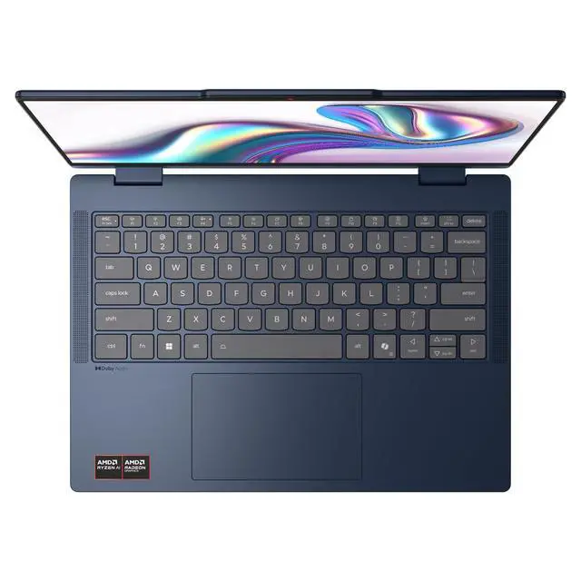 Alt view image 7 of 7 - Lenovo IdeaPad 5 2-in-1, Laptop, AMD Ryzen AI 5-430, 16 GB DDR5 RAM, 2 TB PCIe SSD, 14" WUXGA (1920x1200) Touchscreen, AMD Radeon 840M, Backlit Keyboard, W11 Pro, Cosmic Blue, Pen + Traix MousePad