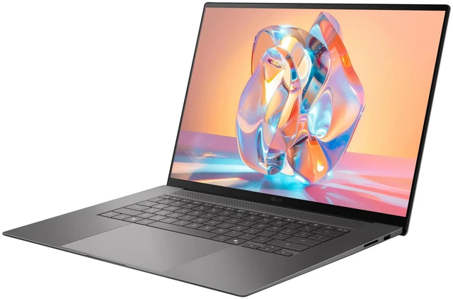 Alt view image 7 of 7 - Asus Zenbook S16 Copilot+ Laptop, AMD Ryzen AI 9-465, 32 GB LPDDR5x RAM, 1 TB PCIe SSD, 16" 3K (2880x1800) Touchscreen, AMD Radeon Graphics, Backlit Keyboard, W11 Home, Antrim Gray+ Traix MousePad