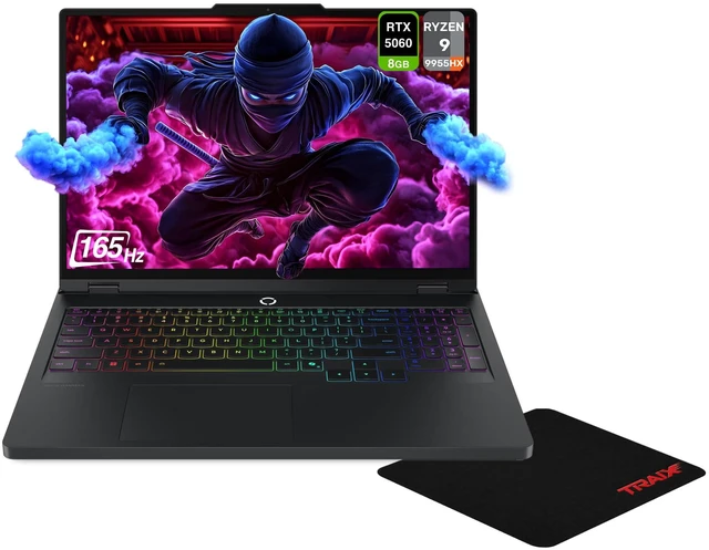 Lenovo Legion Pro 5 Gen 10 Gaming Laptop, AMD Ryzen 9-9955HX, 64