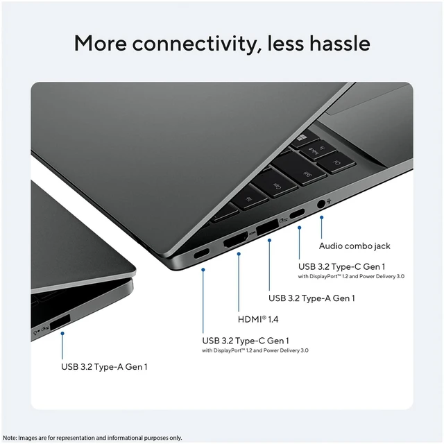 Alt view image 3 of 7 - Asus Vivobook S16 Laptop, Intel Ultra 9-386H, 48 GB DDR5 RAM, 4 TB PCIe SSD, 16" WUXGA (1920x1200) 16:10 OLED 60Hz Display, Intel Graphics, Backlit Keyboard, W11 Pro, Matte Gray + Traix MousePad