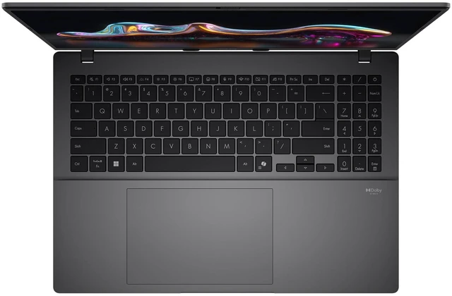 Alt view image 5 of 7 - Asus Vivobook S16 Laptop, Intel Ultra 9-386H, 48 GB DDR5 RAM, 4 TB PCIe SSD, 16" WUXGA (1920x1200) 16:10 OLED 60Hz Display, Intel Graphics, Backlit Keyboard, W11 Pro, Matte Gray + Traix MousePad